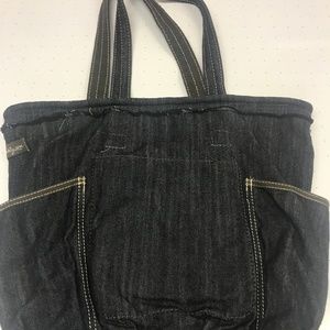 Thirty-One Brand Denim Retro Metro Hobo Tote